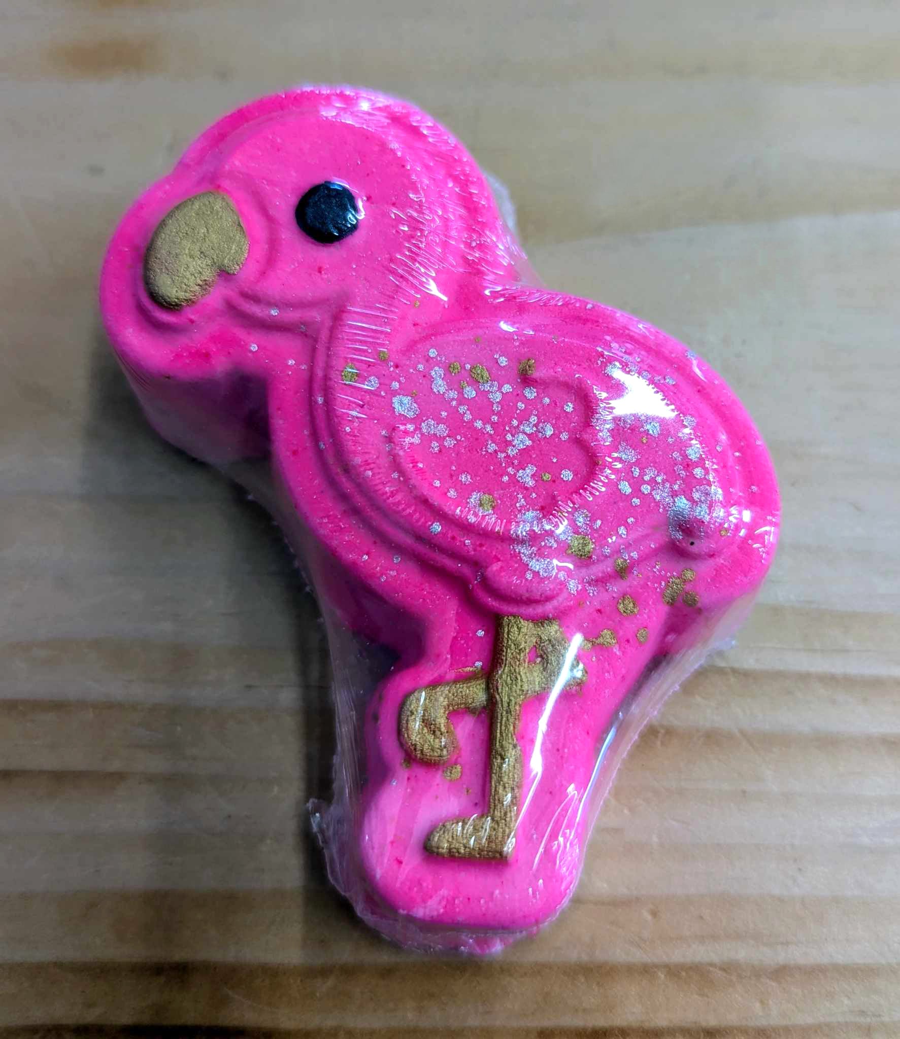 Bombe de bain Flamant Rose